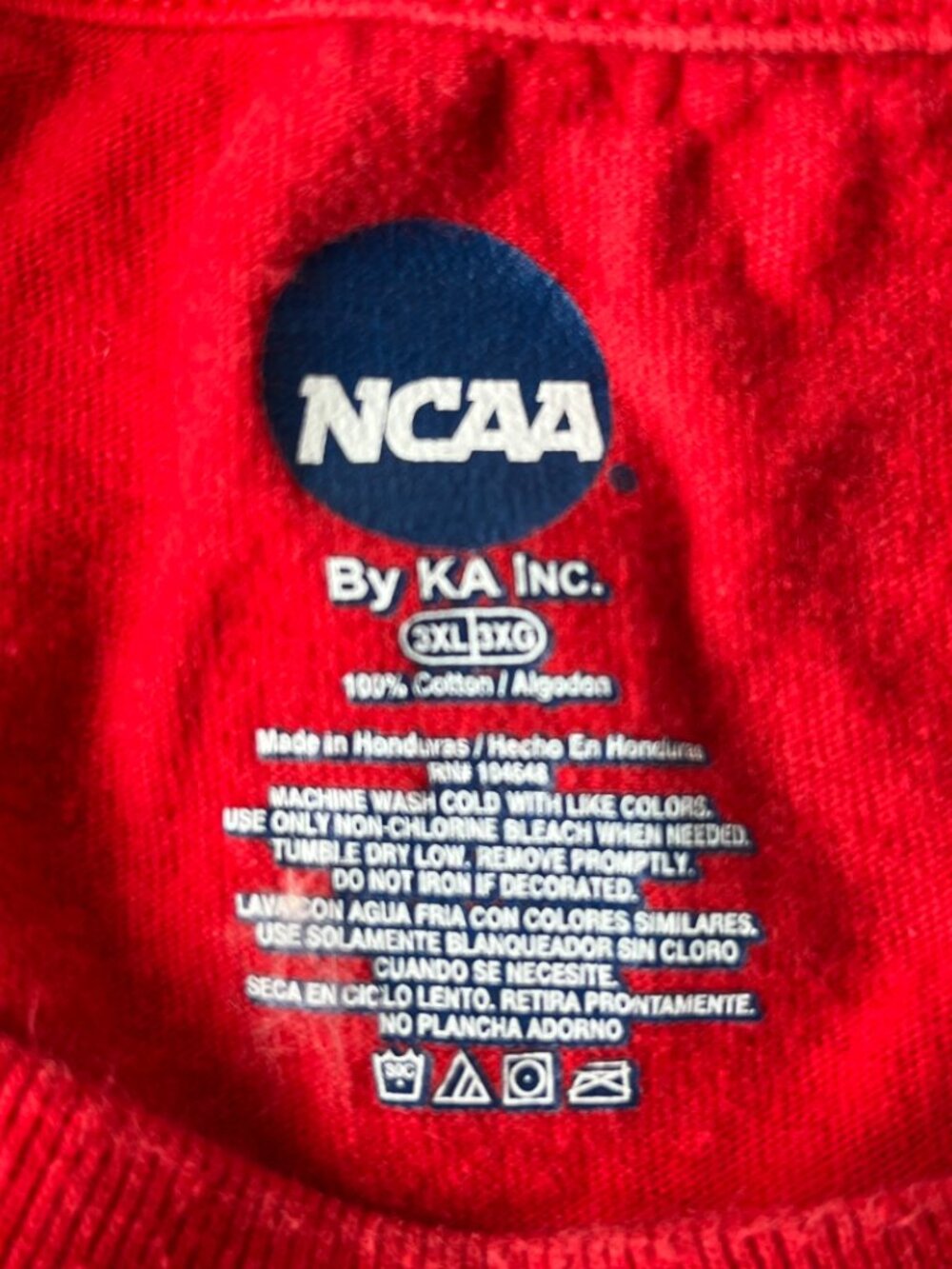 Ball State Cardinals Long Sleeve T-Shirt - Men Size 3XL - 100% Cotton - Picture 3 of 3